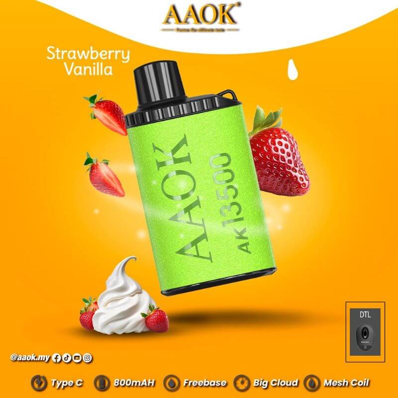 AAOK-AK13500-STRAWBERRY-VANILLA-Sg-Vape-Bar