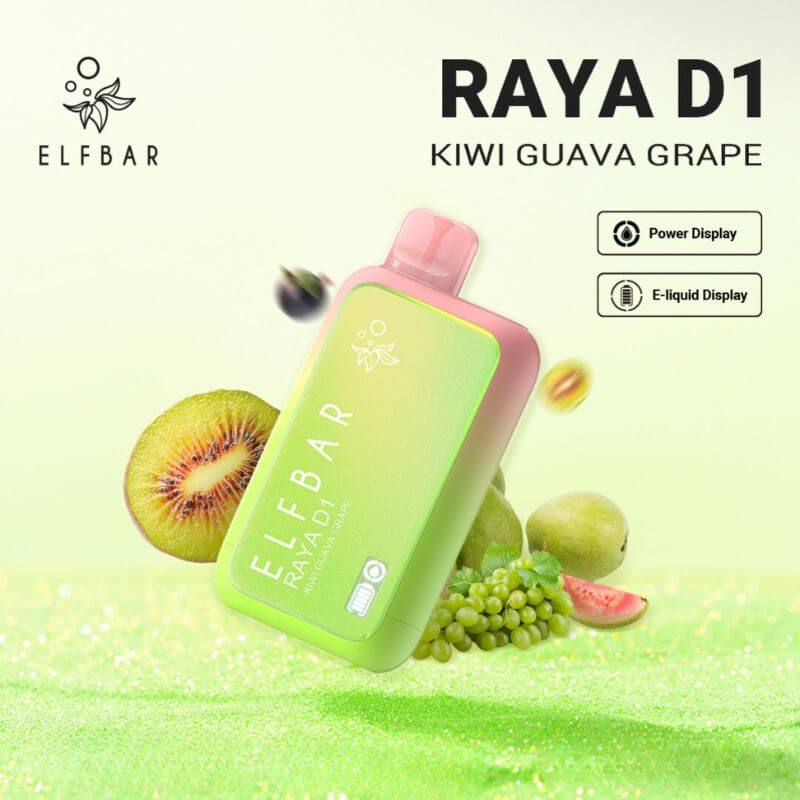 ELFBAR-RAYA-D1-13K-KIWI-GUAVA-GRAPE-SG-Vape-Bar