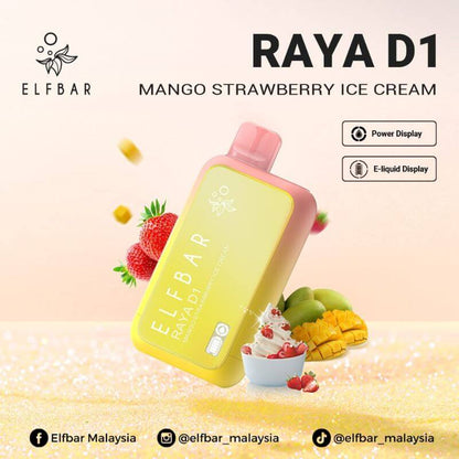 ELFBAR-RAYA-D1-13K-MANGO-STRAWBERRY-ICE-CREAM-SG-Vape-Bar