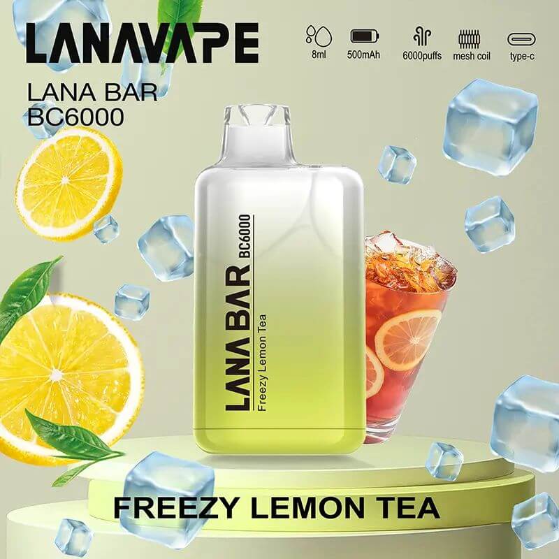 LANA-BC-6000-FREEZY-LEMON-TEA-SG-Vape-Bar