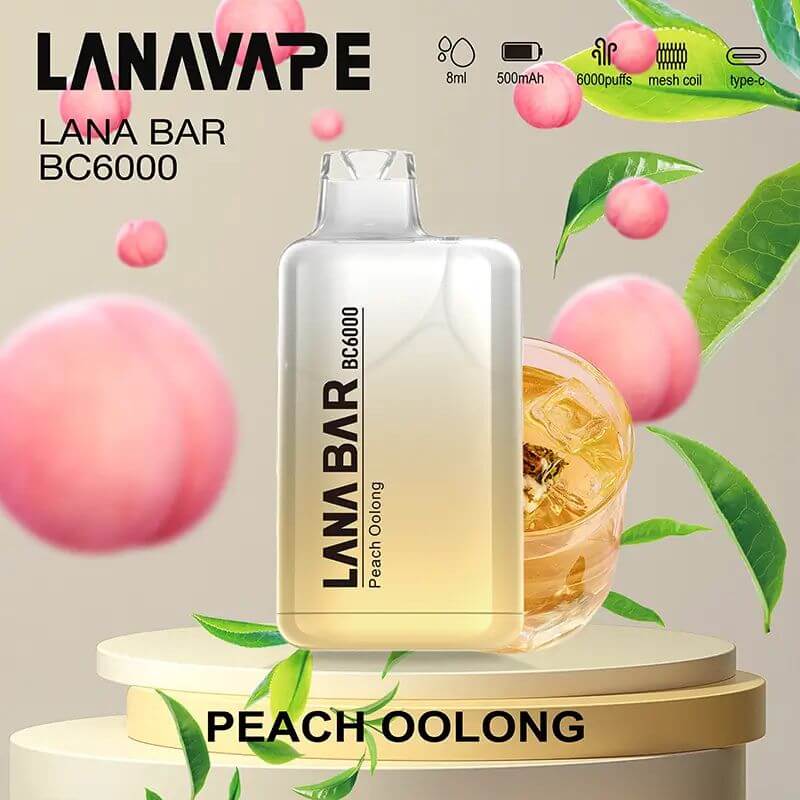 LANA-BC-6000-PEACH-OOLONG-SG-Vape-Bar