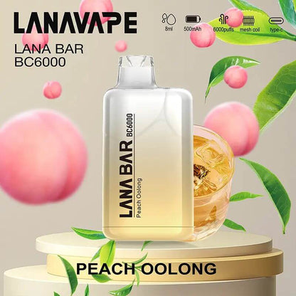 LANA-BC-6000-PEACH-OOLONG-SG-Vape-Bar