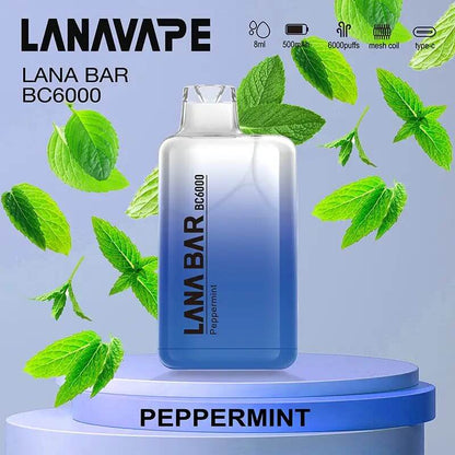 LANA-BC-6000-PEPPERMINT-SG-Vape-Bar