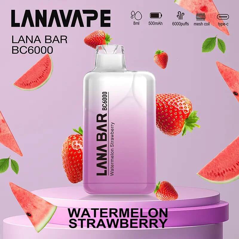 LANA-BC-6000-WATERMELON-STRAWBERRY-SG-Vape-Bar