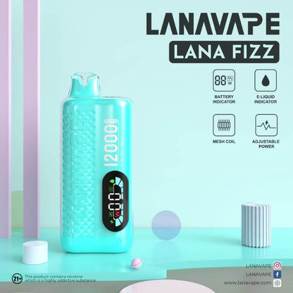 LANA-FIZZ-12000-XTRA-MINT-FREEZE-SG-Vape-Bar