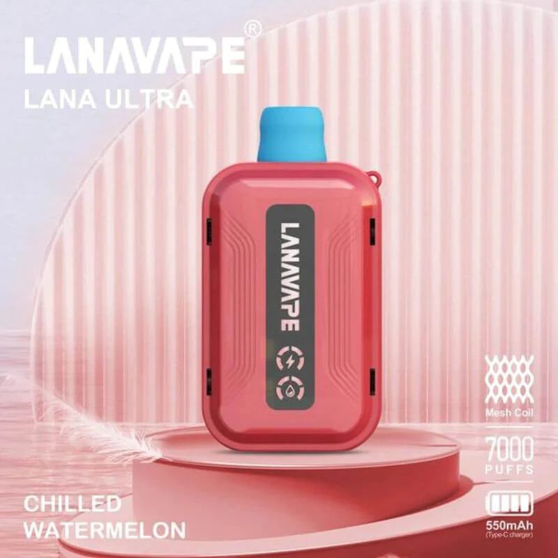   LANA-ULTRA-7000-CHILLED-WATERMELON-Vape-Hub-My