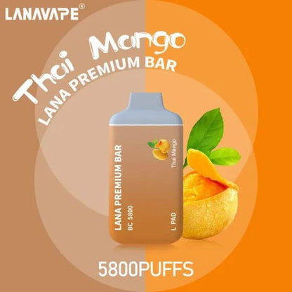 LANA-PREMIUM-BAR-5800-THAI-MANGO-Sg-Vape-Bar