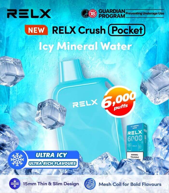 RELX-CRUSH-POCKET-6000-ICY-MINERAL-WATER-Sg-Vape-Bar