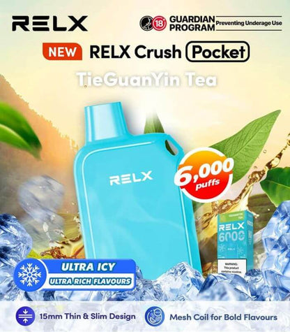 RELX-CRUSH-POCKET-6000-TIE-GUAN-YIN-Sg-Vape-Bar