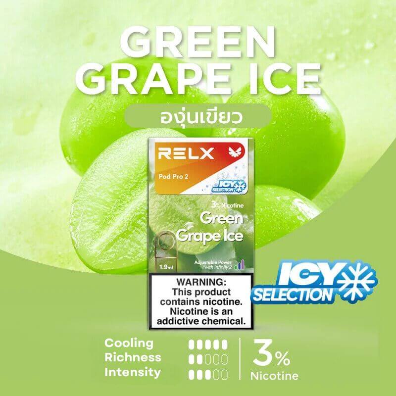 RELX-Infinity-Pod-Green-Grape-Ice-SG-Vape-Bar