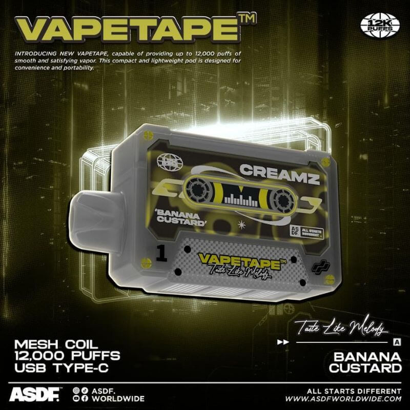 VAPETAPE-12000-BANANA-CUSTARD-Sg-Vape-Bar