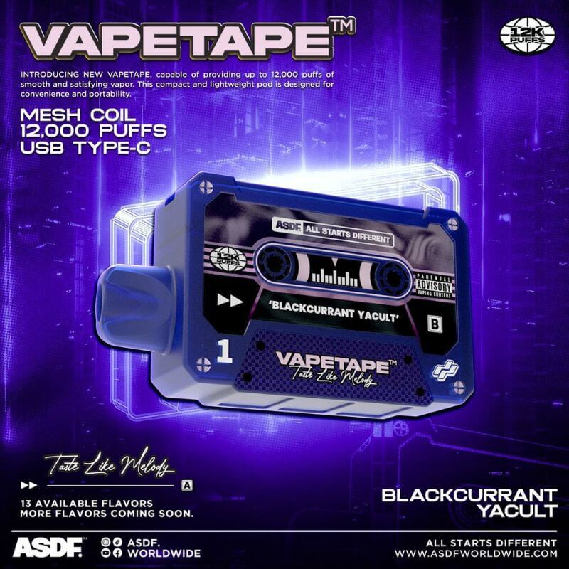 VAPETAPE-12000-BLACKCURRANT-YACULT-Sg-Vape-Bar