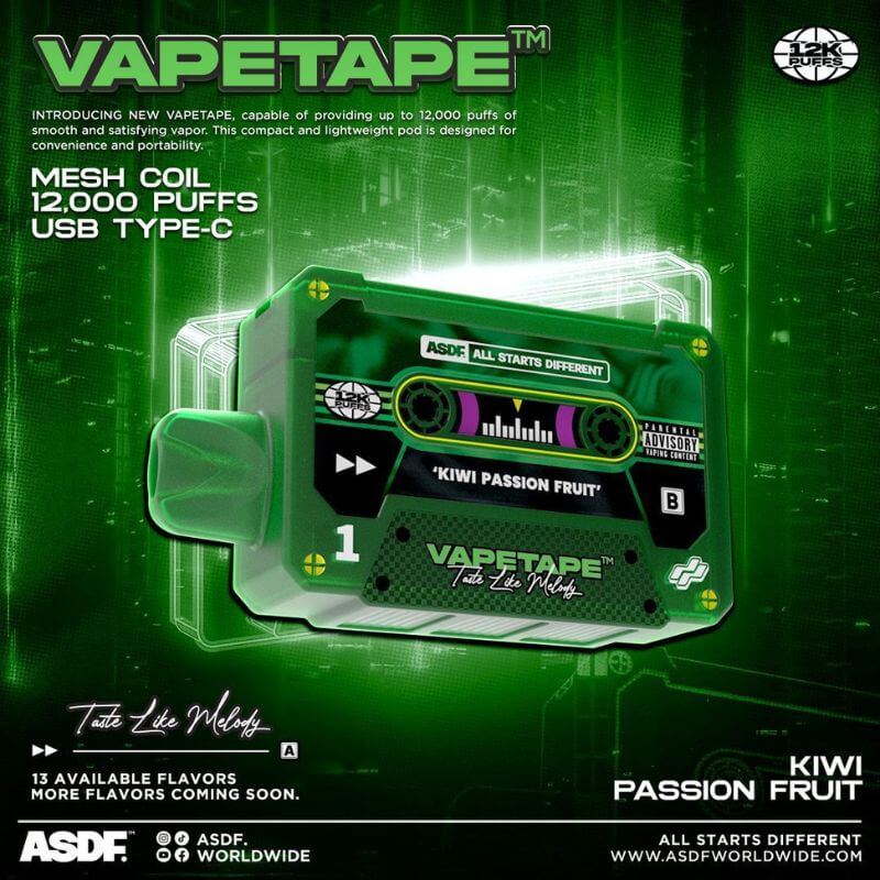 VAPETAPE-12000-PUFFS-KIWI-PASSION-FRUIT-Sg-Vape-Bar