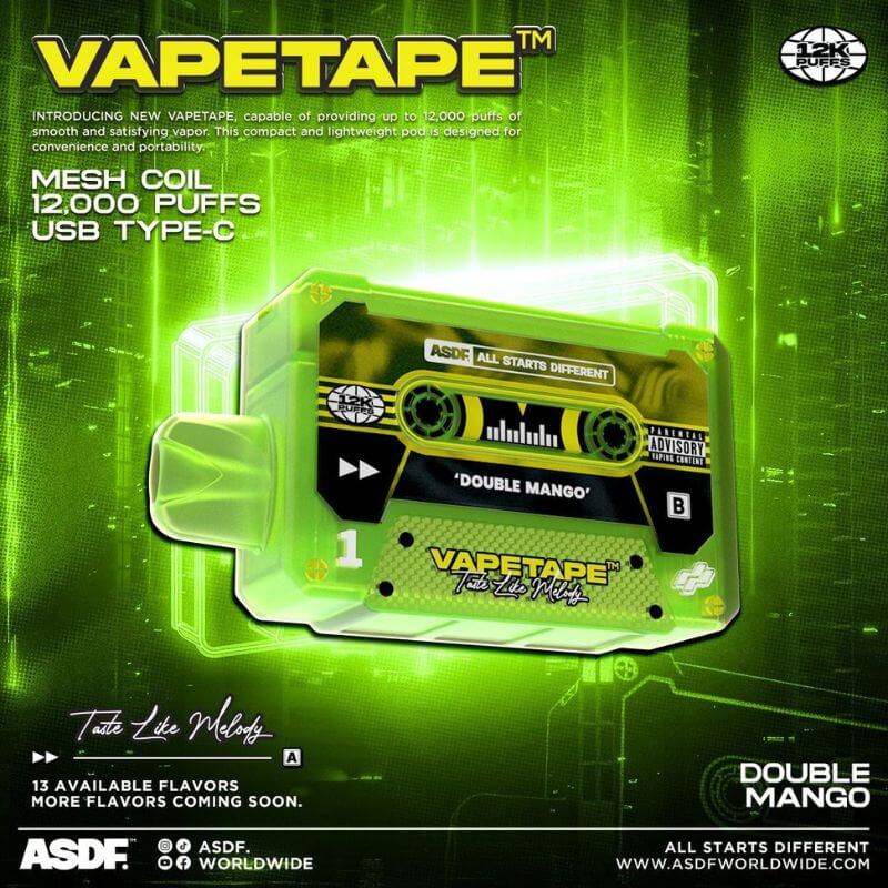 VAPETAPE-12000-PUFFS-DOUBLE-MANGO-Sg-Vape-Bar