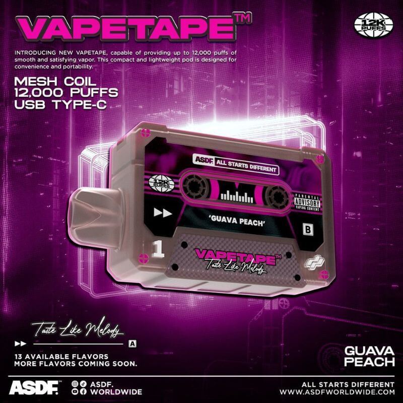 VAPETAPE-12000-PUFFS-GUAVA-PEACH-Sg-Vape-Bar