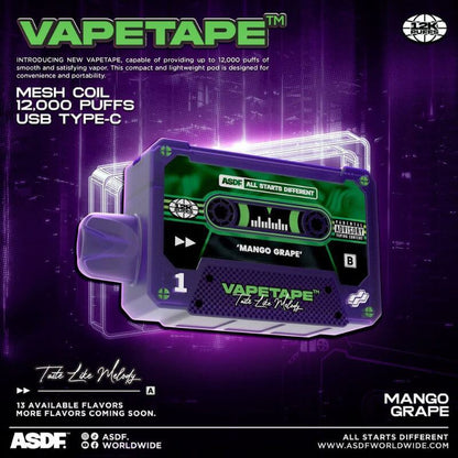 VAPETAPE-12000-PUFFS-MANGO-GRAPE-Sg-Vape-Bar