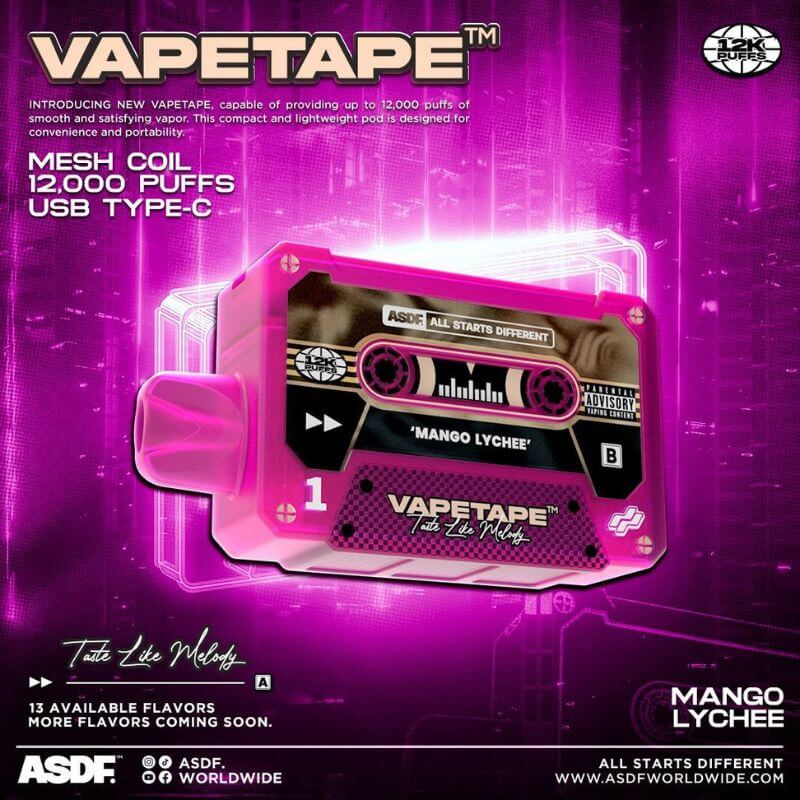 VAPETAPE-12000-PUFFS-MANGO-LYCHEE-Sg-Vape-Bar